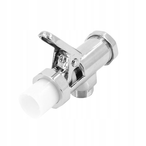 AUTOMAT SPŁUKUJĄCY 3/4" DN20 SPŁUCZKA ZAWÓR PRZYCISK WC CHROMOWANY SREBRNY na Arena.pl