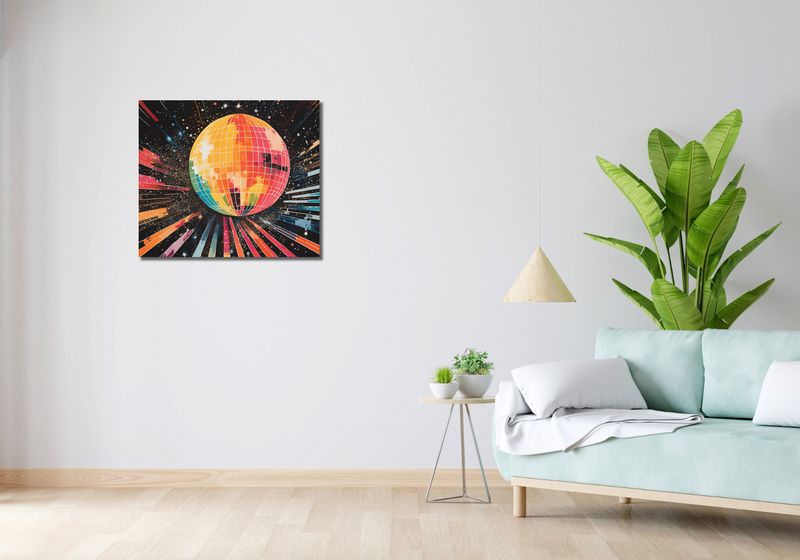 Obraz 70x60cm Disco Gra! zdjęcie 2