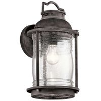 Elewacyjna LAMPA zewnętrzna Ashland KL-ASHLANDBAY2-L Elstead KICHLER ogrodowa OPRAWA retro KINKIET outdoor IP44 cynk przezroczysty