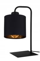 Lampka nocna biurkowa Lampa stołowa loft klosz abażur z on/off na led E27