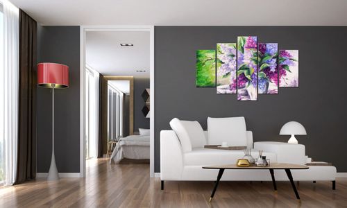 Obraz Tryptyk 100X63 Malowany Bez na Arena.pl