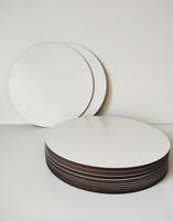Podkład pod tort 22 cm 10 szt białe HDF