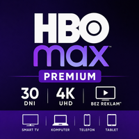 HBO MAX PREMIUM | 1 MIESIĄC | 30 DNI | 4K UHD | BEZ REKLAM | GWARANCJA