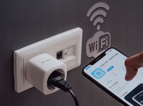 INTELIGENTNE GNIAZDKO WIFI SMART HOME TUYA WATOMIERZ PROGRAMATOR TIMER BLOW na Arena.pl