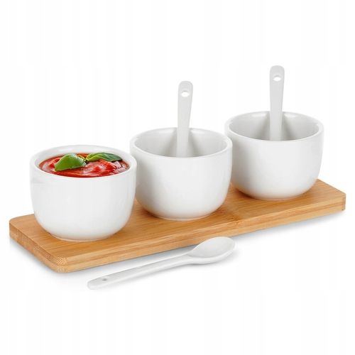 Miseczki TALERZ miska na przekąski przystawki tapas sosy dipy dipówka deska na Arena.pl