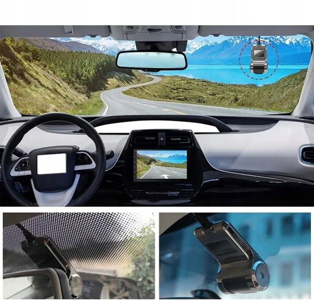 WIDEOREJESTRATOR KAMERA ANDROID FULL HD DVR ADAS + KARTA SD 64GB zdjęcie 9