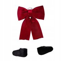 Kokarda BOWE czerwona duża z butami 38 x 62 cm HOMLA