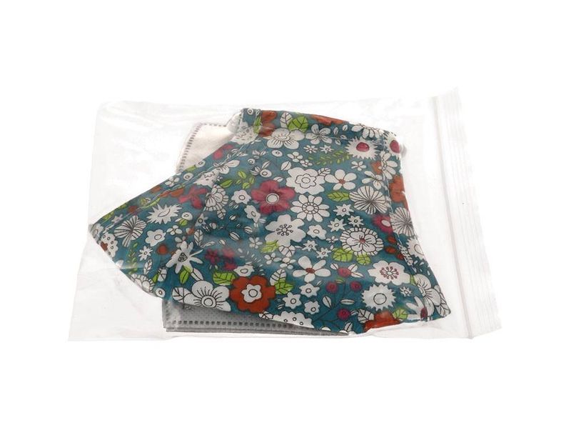 Maseczka ochronna - kwiaty zdjęcie 5