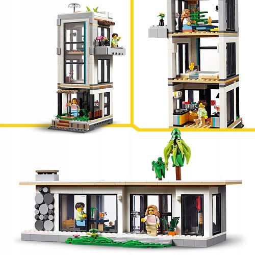 LEGO Creator 3w1 31153 Nowoczesny Dom Przy Plaży Kamienica Leśna Chatka na Arena.pl