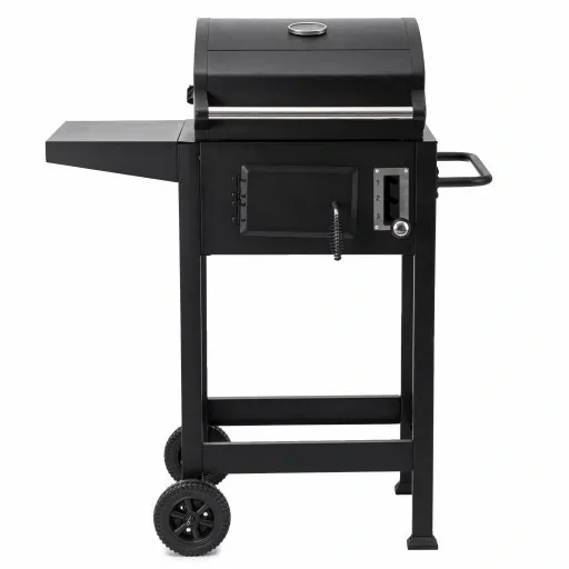 GRILL WĘGLOWY OGRODOWY SMART RUSZT ŻELIWNY WÓZEK zdjęcie 11