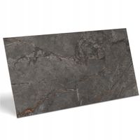 PŁYTKI ŁAZIENKOWE PODŁOGOWE GRES MARMUR ZORANI NERO 60X120 MATOWE CARVING