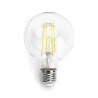 Żarówka LED Filament G80 E27 8W 880 lm ciepła do salonu energooszczędna