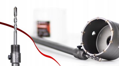 ADAPTER do OTWORNIC PRZEDŁUŻKA 600mm M22x2.0 KORONKI SDS MAX do BETONU na Arena.pl