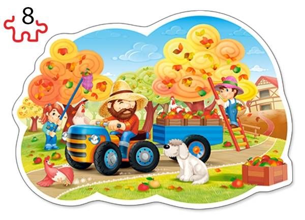 Puzzle 4w1 8,12,15,20-elementów Four Seasons zdjęcie 4