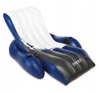 Materac fotel dmuchany wodny plażowy 2w1 180x135cm INTEX 58868