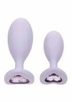calexotics first time crystal booty duo silikonowy zestaw z kryształkami