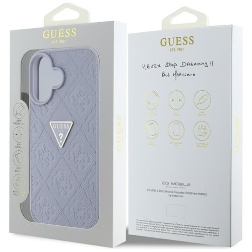 etui guess hot stamp 4g pattern triangle metal logo do iphone 16 na Arena.pl