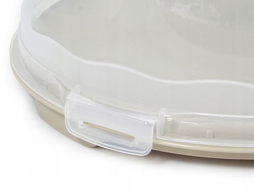 POJEMNIK NA CIASTO 30cm wypieki TORTOWNICA z uchwytem ZAMYKANA pudełko na Arena.pl