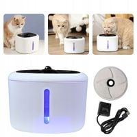 FONTANNA POIDEŁKO DLA KOTA PSA MISKA AUTOMATYCZNE POIDŁO + FILTR CICHA