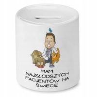 Skarbonka Dla Weterynarza Najsłodszych Pacjentów Z Nadrukiem Ze Zdjęciem