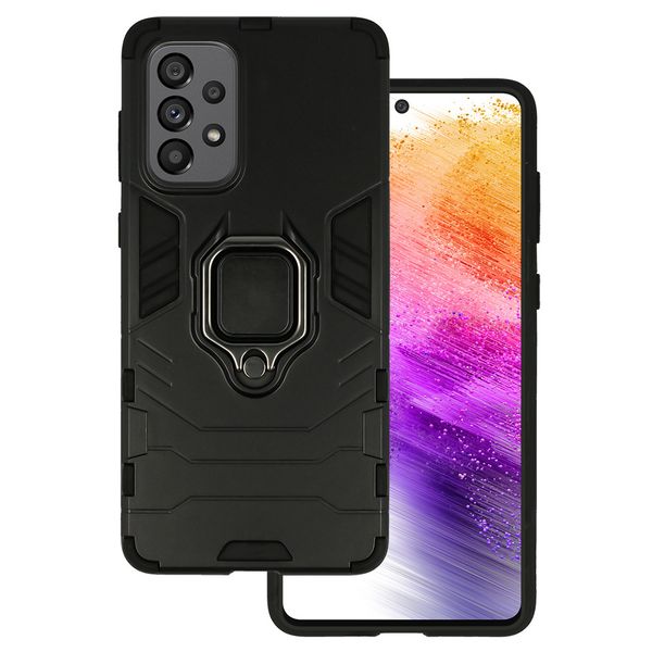 Ring Armor Case do Samsung Galaxy A73 5G Czarny zdjęcie 1