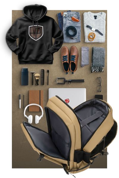 plecak ptn hy242-7055 khaki zdjęcie 4