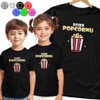 KOSZULKA DZIECIĘCA - NA DZIEŃ POPKORNU DNI SZKOLNE POPCORN - 110 XS