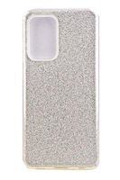 Etui brokatowe Shc do Samsung Galaxy A02s srebrny