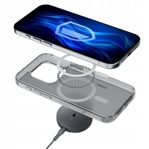 Etui z MagSafe na Apple iPhone 14 Pro - 3mk Frosty MagCase White na Arena.pl