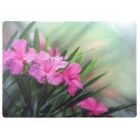 Podkładka mata na stół dekoracyjna tworzywo 44,5x32cm wz. 55 różowe kwiaty