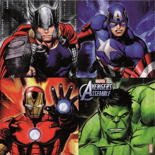 Serwetki Avengers 20 szt na Arena.pl