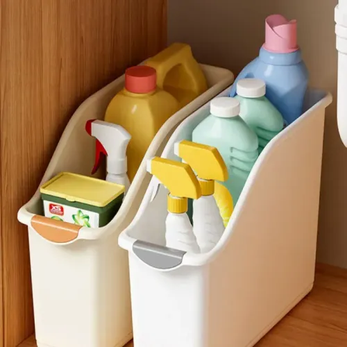 Organizer kuchenny plastikowy pojemnik do szafki na chemię do kuchni na Arena.pl