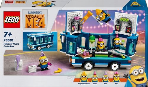 LEGO 75581 MINIONKI Imprezowy autobus Zestaw Klocki 7 lat na Prezent +Torba na Arena.pl