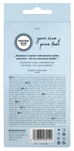 mister size 60mm pack of 10 na Arena.pl