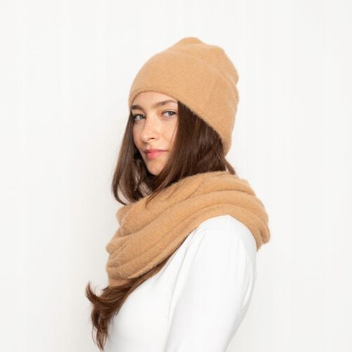 ALPAKA komplet CZAPKA WYWIJANA + KOMIN na Arena.pl