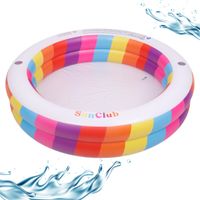 Basen Dmuchany dla Dzieci SunClub 187x42cm Duży Ogrodowy 425L Uchwyty