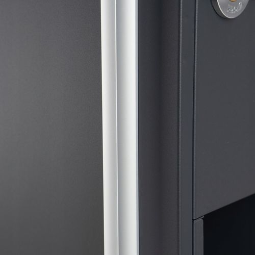 Skrzynka Pocztowa Na Listy Z Nazwą Ulicy Numerem Domu Napisem Antracyt na Arena.pl