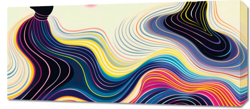 Obraz 90x40cm Wodnista Tafla zdjęcie 1