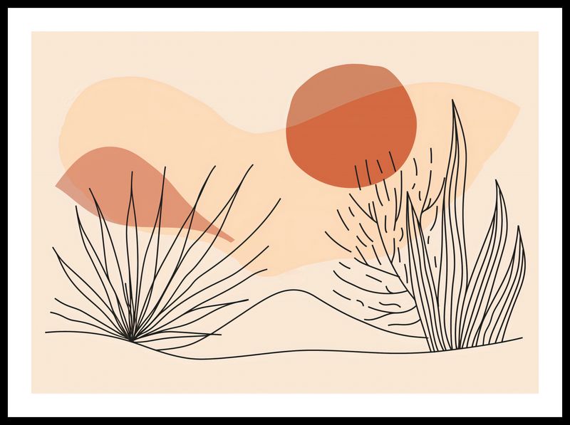 Plakat 70x50cm Miękka Roślinność zdjęcie 3