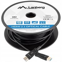 2 x Kabel 10m HDMI Lanberg v2.1 OPTYCZNY AOC 4K 8K UHD 240Hz 48GB/s