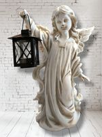 Aniołek Dziewczynka Z Lampą 40 Cm Figura Nagrobna 1800 G