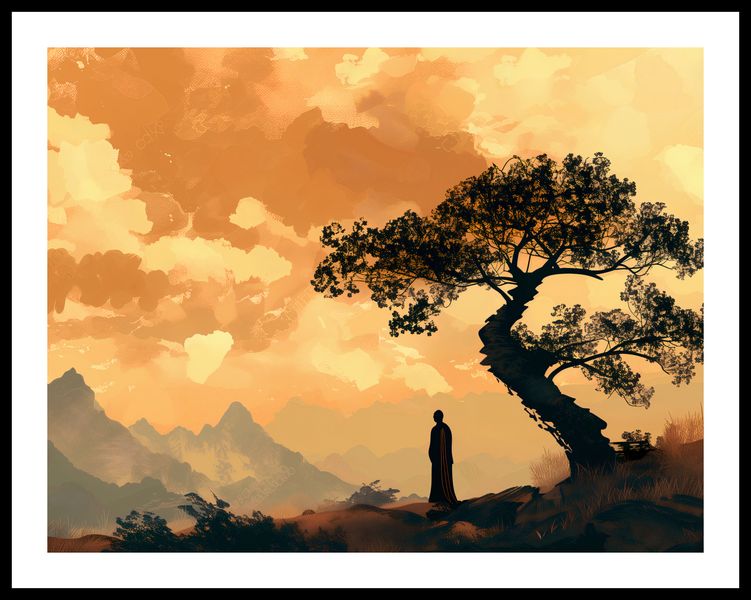 Plakat 65x50cm Zen zdjęcie 3