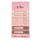 zestaw pakiet 6w1 spinek wsuwek do włosów, pastele, róż pink sp453