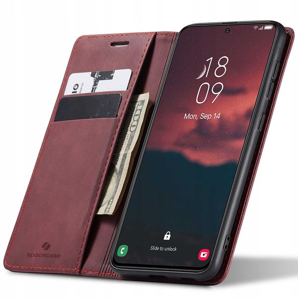 Spacecase Wallet Galaxy S23 red zdjęcie 1