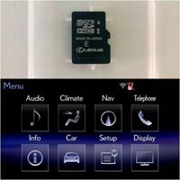MAPA GPS KARTA MICROSD LEXUS 2024/2025 V2 EUROPA GEN 8 9 CT GS IS LS NX RC