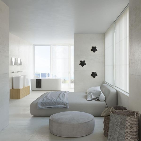 Czarny kinkiet sypialniany SL.0423 metalowa lampa kwiat zdjęcie 4