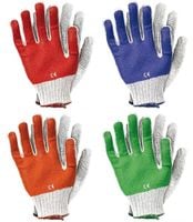 rękawice ogrodnicze reis niebieskie - 10 par - rek rrn9