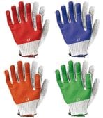 rękawice ogrodnicze reis niebieskie - 10 par - rek rrn9