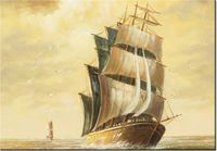 100 70CM OBRAZ PŁÓTNO MORSKIE PODBOJE PŁÓTNO RAMA