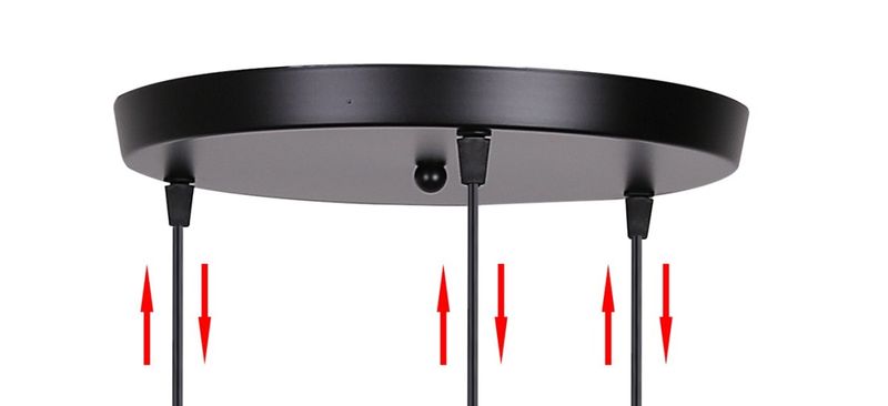 Felis lampa wisząca talerz czarny 3x60W E27 klosz bursztynowy zdjęcie 3